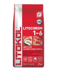 Купить товар Литокол LITOCHROM 1-6 C.500 затирочная смесь-красный кирпич 2кг
