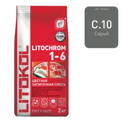 Купить товар Литокол LITOCHROM 1-6 C.10 серая-затирочная смесь 2кг
