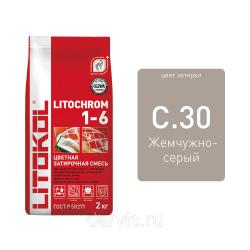 Купить товар Litokol LITOCHROM 1-6 C.30 marvarid kulrang-grunt aralashmasi 2kg 