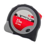 Купить товар Рулетка Continuous fixation, 7.5 м х 25 мм, двухкомпонентный корпус, плавная фиксация Matrix