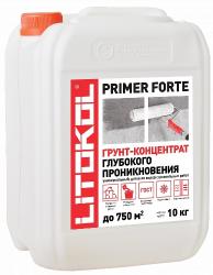 Купить товар Литокол Грунтовка PRIMER FORTE - универсальный грунт-концентрат глубокого проникновения морозостойкая при транспортировке 10кг