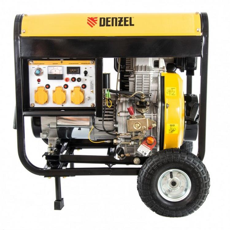 Движок генератор дизельный Denzel 94657