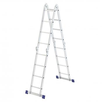 Купить товар Лестница шарнирная алюминиевая Сибртех