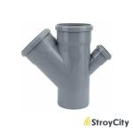 Купить товар Крестовина 110/110/50x45° вн.канализ. (15) VALFEX