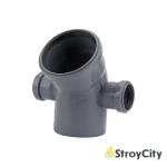 Купить товар Отвод универсальный 110/50х87,5° лев.-прав. вн.канализ.(25) VALFEX
