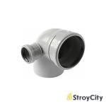 Купить товар Отвод универсальный 110/50х45° лев. вн.канализ. (30) VALFEX