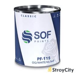 Купить товар Эмаль CLASSIC PF-115 3кг белая Sof Paints