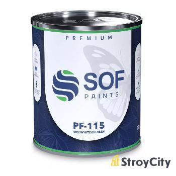 Купить товар Эмаль Premium PF-115 3кг белая Sof Paints